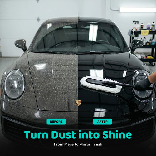 CarCare360 Car Duster | Scratch-Free Ceramic Wax Dust Remover for Cars