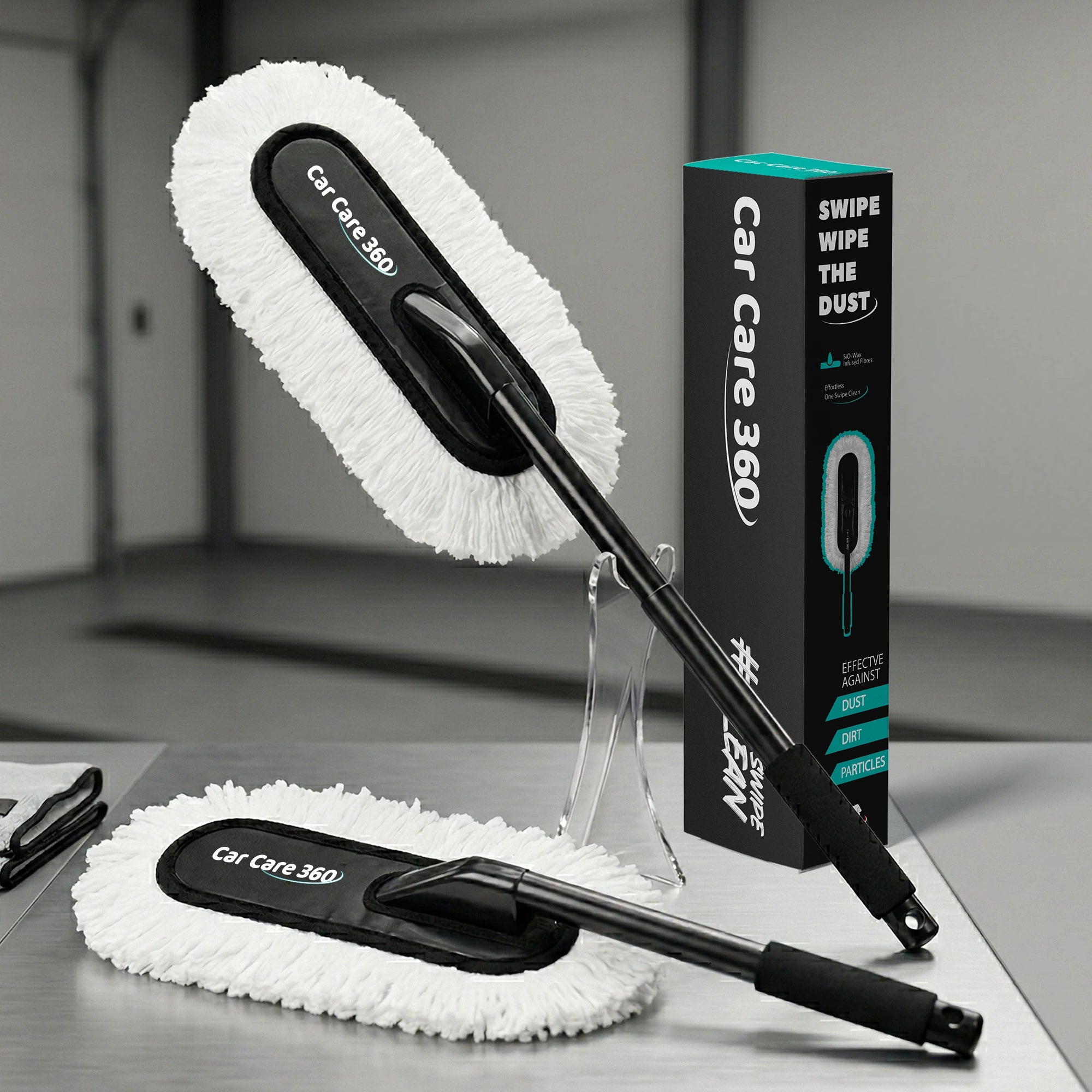 CarCare360 Car Duster | Scratch-Free Ceramic Wax Dust Remover for Cars