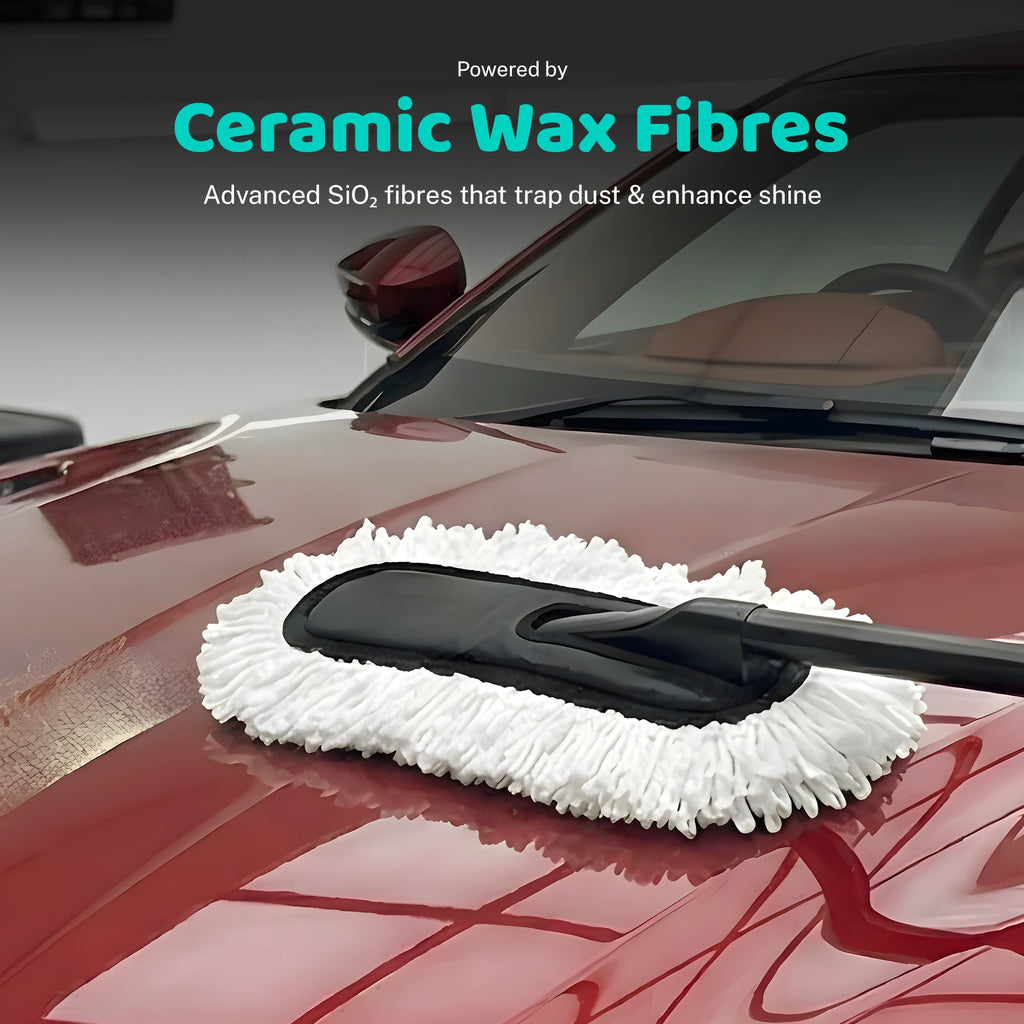 CarCare360 Car Duster | Scratch-Free Ceramic Wax Dust Remover for Cars